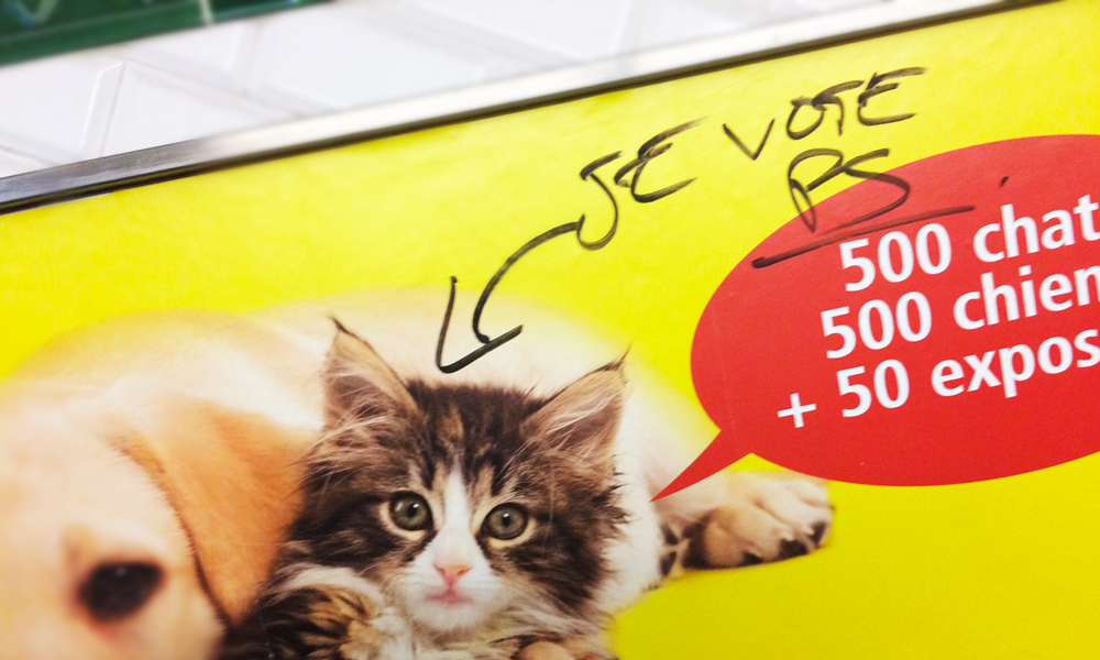 L'appropriation des publicités dans le métro parisien